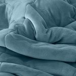 5-SOGA Lake Blue Throw Blanket Warm Cozy Double Sided Thick Flannel Coverlet Fleece Bed Sofa Comforter