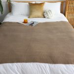 8-SOGA Coffee Acrylic Knitted Throw Blanket Solid Fringed Warm Cozy Woven Cover Couch Bed Sofa Home Decor