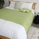 4-SOGA 2X Green Acrylic Knitted Throw Blanket Solid Fringed Warm Cozy Woven Cover Couch Bed Sofa Home Decor