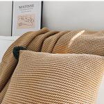 4-SOGA 2X Coffee Tassel Fringe Knitting Blanket Warm Cozy Woven Cover Couch Bed Sofa Home Decor