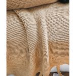 7-SOGA 2X Coffee Tassel Fringe Knitting Blanket Warm Cozy Woven Cover Couch Bed Sofa Home Decor