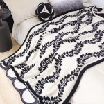 8-SOGA 130x170cm Throw Blanket Retro Vine Pattern Casual Stylish Cozy