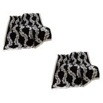1-SOGA 2X 130x170cm Throw Blanket Retro Vine Pattern Casual Stylish Cozy