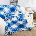 3-SOGA 90x200cm Throw Blanket  Blue Deep Sea Gradient Dyed Art Stylish Decorative Cozy