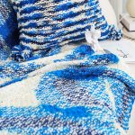 6-SOGA 2X 90x200cm Throw Blanket  Blue Deep Sea Gradient Dyed Art Stylish Decorative Cozy