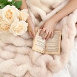 7-SOGA 2X 200cm Light Pink Fur Fuzzy Super Soft and Cozy Fluffy Throw Blanket