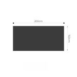 5-SOGA 150x200cm Throw Blanket Camel Brown Double Layer Rabbit Fur Cozy Comfort with Stylish Decor