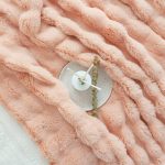 2-SOGA 160X200cm Throw Blanket Pink Double Layer Rabbit Fur Cozy Comfort with Stylish Decor
