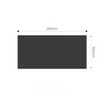 5-SOGA 160X200cm Throw Blanket Pink Double Layer Rabbit Fur Cozy Comfort with Stylish Decor