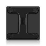 5-SOGA Glass LCD Digital Body Fat Scale Bathroom Electronic Gym Water Weighing Scales Black