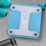 5-SOGA 2X 180kg Digital Fitness Weight Bathroom Gym Body Glass LCD Electronic Scales Blue