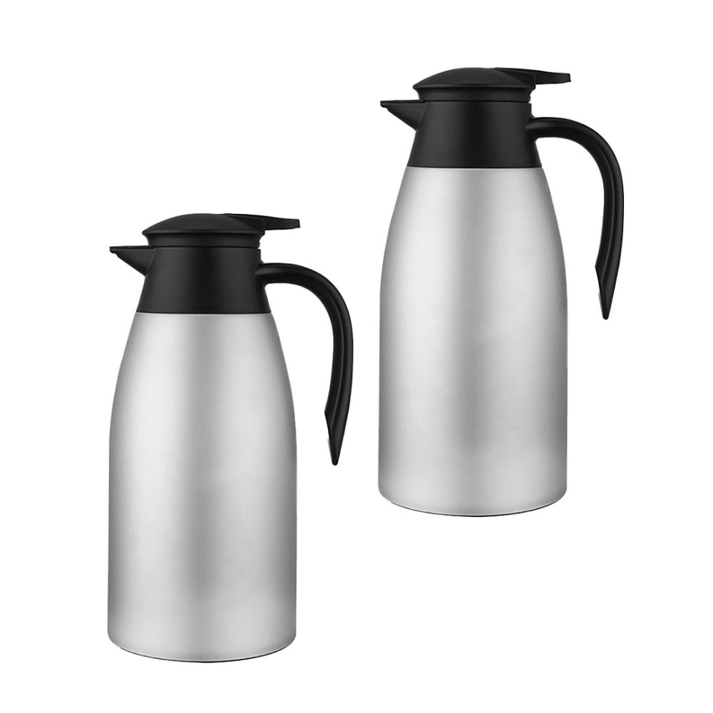 1-SOGA 2X 1.5L Silver Color 3-Layer Stainless Steel Vacuum Durable Thermal Flask