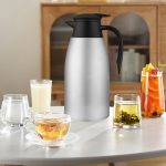 3-SOGA 2X 1.5L Silver Color 3-Layer Stainless Steel Vacuum Durable Thermal Flask