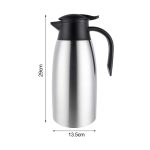 6-SOGA 2.0L Silver Color 3-Layer Stainless Steel Vacuum Durable Thermal Flask