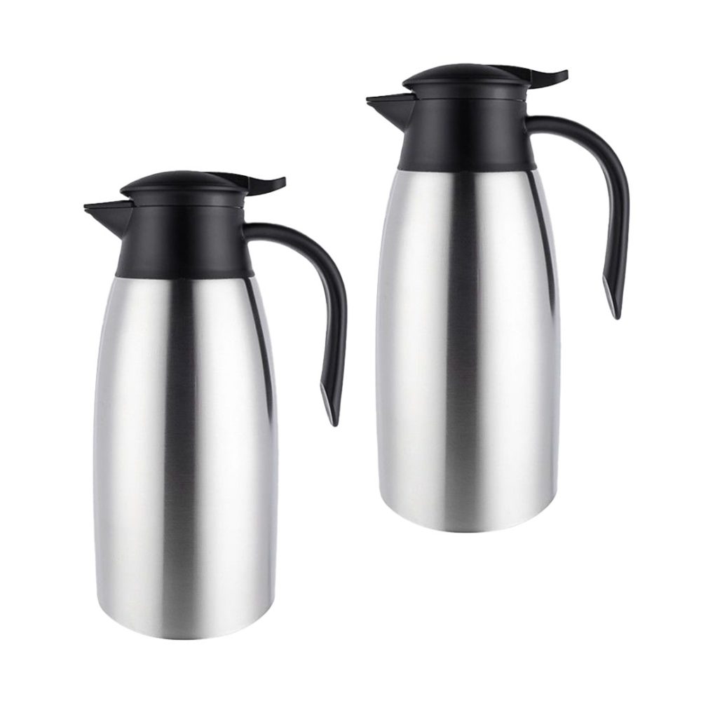 1-SOGA 2X 2.0L Silver Color 3-Layer Stainless Steel Vacuum Durable Thermal Flask