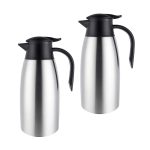 1-SOGA 2X 2.0L Silver Color 3-Layer Stainless Steel Vacuum Durable Thermal Flask