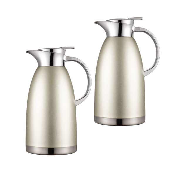 1-SOGA 2X 1.8LSilver Double-Wall vacuum with 2 layers stainless steel Construction Thermal Flask