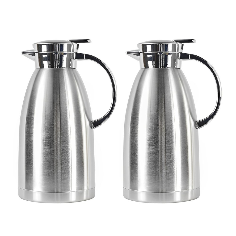 1-SOGA 2X 2.3L Stainless Steel Insulated Vacuum Flask Water Coffee Jug Thermal 1-SOGA 2X 2.3L Stainless Steel Insulated Vacuum Flask Water Coffee Jug Thermal