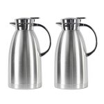 1-SOGA 2X 2.3L Stainless Steel Insulated Vacuum Flask Water Coffee Jug Thermal