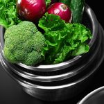 5-SOGA 2X Stainless Steel Nesting Basin Colander Perforated Kitchen Sink Washing Bowl Metal Basket Strainer Set of 4