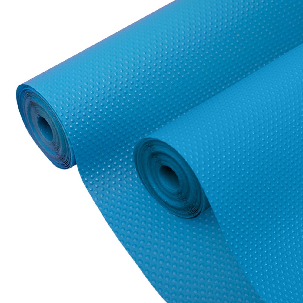 1-SOGA 2X 50x300cm Blue Kitchen Shelf Drawer Cabinet Multi Use Liner Non Slip Mat