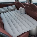 7-SOGA 2X Grey Ripple Inflatable Car Mattress Portable Camping Air Bed Travel Sleeping Kit Essentials