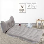 8-SOGA Grey Honeycomb Inflatable Car Mattress Portable Camping Air Bed Travel Sleeping Kit Essentials