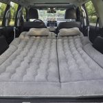 2-SOGA 2X Grey Inflatable Car Boot Mattress Portable Camping Air Bed Travel Sleeping Essentials