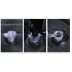 7-SOGA 2X Grey Inflatable Car Boot Mattress Portable Camping Air Bed Travel Sleeping Essentials