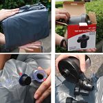 4-SOGA Inflatable Car Mattress Portable Travel Camping Air Bed Rest Sleeping Bed Black