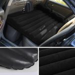 3-SOGA 2X Inflatable Car Mattress Portable Travel Camping Air Bed Rest Sleeping Bed Black