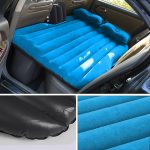 3-SOGA 2X Inflatable Car Mattress Portable Travel Camping Air Bed Rest Sleeping Bed Blue