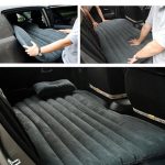 5-SOGA 2X Inflatable Car Mattress Portable Travel Camping Air Bed Rest Sleeping Bed Grey