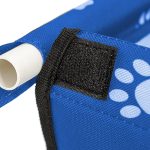 6-SOGA Waterproof Pet Booster Car Seat Breathable Mesh Safety Travel Portable Dog Carrier Bag Blue