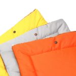 6-SOGA Yellow Dual-purpose Cushion Nest Cat Dog Bed Warm Plush Kennel Mat Pet Home Travel Essentials