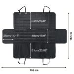 3-SOGA Luxury Car Trunk Pet Mat Boot Cargo Liner Waterproof Seat Cover Protector Hammock Non-Slip Pet Travel Essentials