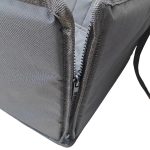 7-SOGA Grey Car Pet Sitting Bag Breathable Safety Travel Portable Carrier Pouch Travel Essentials