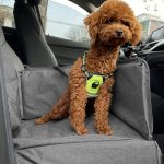 3-SOGA 2X Grey Car Pet Sitting Bag Breathable Safety Travel Portable Carrier Pouch Travel Essentials