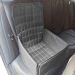 4-SOGA 2X Grey Car Pet Sitting Bag Breathable Safety Travel Portable Carrier Pouch Travel Essentials