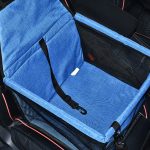 8-SOGA Waterproof Pet Booster Car Seat Breathable Mesh Safety Travel Portable Dog Carrier Bag