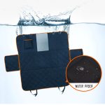 4-SOGA 2X Oxford Cloth Waterproof Dog Car Cover Back Seat Protector Hammock Pet Mat Black