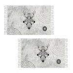 1-SOGA 2X 90cm Woven Minimalist Bedroom Area Rug Carpet