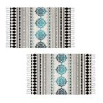 1-SOGA 2X 90cm Boho Bathroom Rug Vintage Kitchen Area Runner Rugs