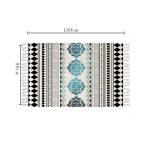 3-SOGA 2X 90cm Boho Bathroom Rug Vintage Kitchen Area Runner Rugs