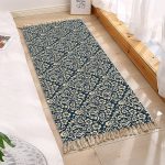 2-SOGA 90cm Cotton Polyester Vintage Area Rugs Living Room Hallway Floor Kitchen