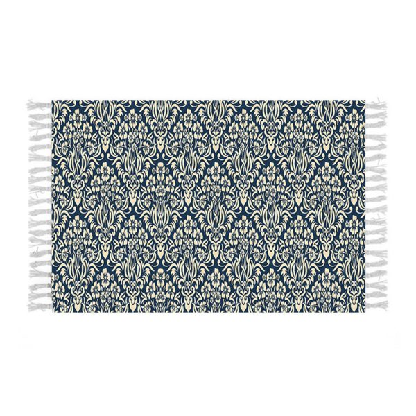 1-SOGA 90cm Cotton Polyester Vintage Area Rugs Living Room Hallway Floor Kitchen