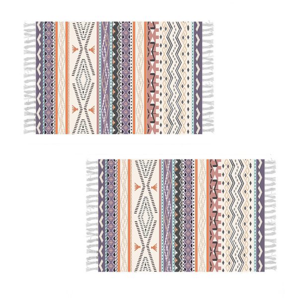 1-SOGA 2X 90cm Bathroom Rug Vintage Kitchen Area Runner Rugs