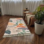 3-SOGA 90cm Soft cotton woven handmadeArea  rugs for living room bedroom