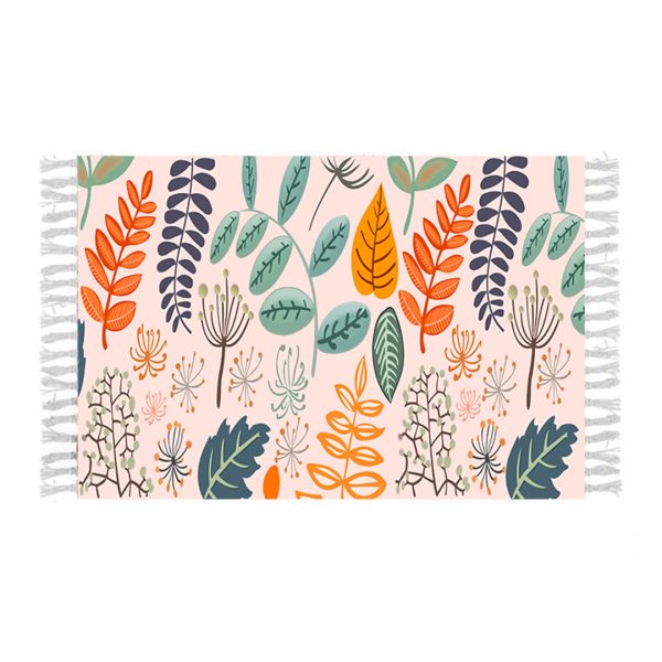 1-SOGA 90cm Soft cotton woven handmadeArea  rugs for living room bedroom