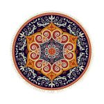 1-SOGA 90cm Round Mandala Ethnic Style Round Carpet